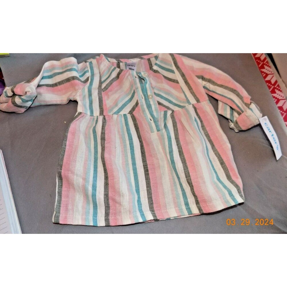 New Carter's baby Girl's top dress size 18 month